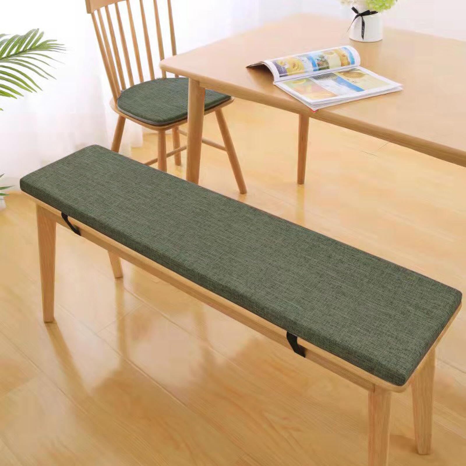 Coussins de banc haut de gamme, tapis de patio épais pour meubles de jardin