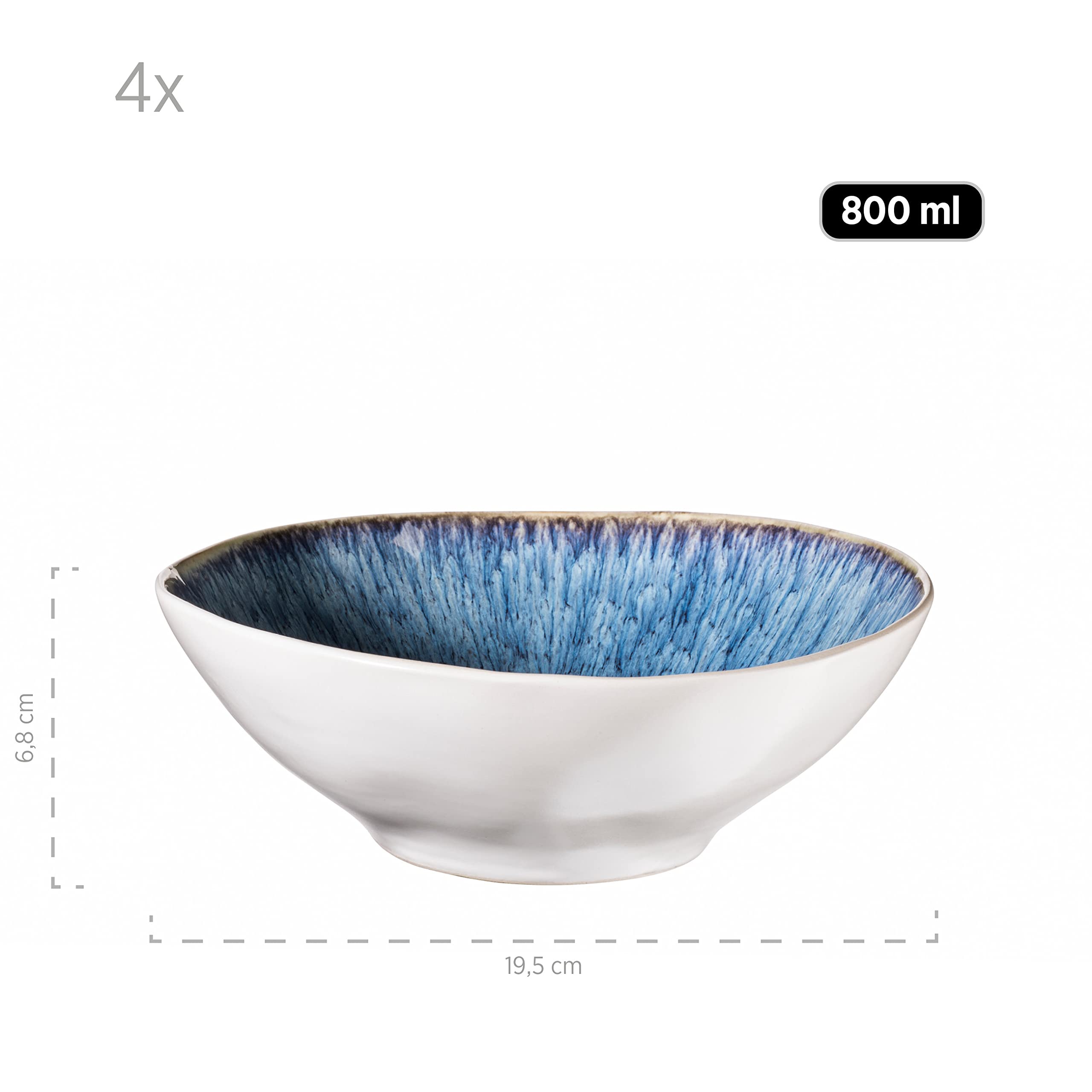 Mäser 931968 Serie Osita Retro Koffieservies Voor 6 Personen In Cremewit Met Mooie Golfvorm 18 Delige Ronde Koffieserviesset Met Koffiekopjes Schotels En Dessertborden Steengoed Mäser 931968 Serie Osita Retro Koffieservies Voor 6 Personen In Cremewit Met Mooie Golfvorm 18 Delige Ronde Koffieserviesset Met Koffiekopjes Schotels En Dessertborden Steengoed