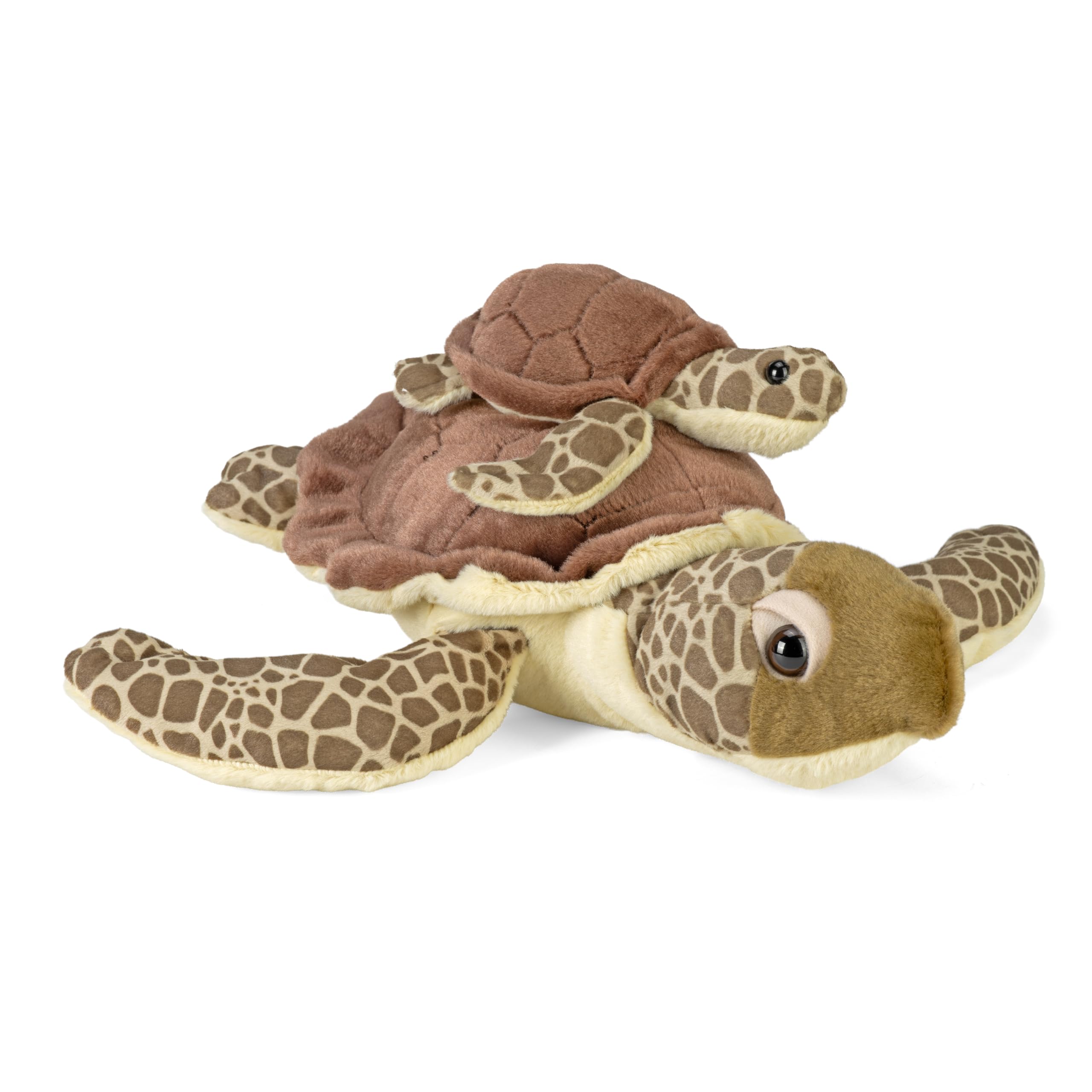 SEA TURTLE SOFT TEDDY BEAR TOY WILD REPUBLIC MOTHER & BABY PLUSH CUDDLY 30cm