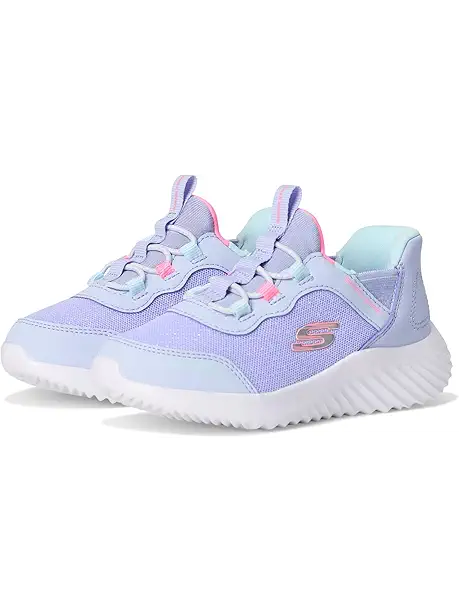 Детские кроссовки SKECHERS KIDS Skechers Hands Free Slip-Ins, Bounder Simple Cute 303585N (Toddler) на каждый день