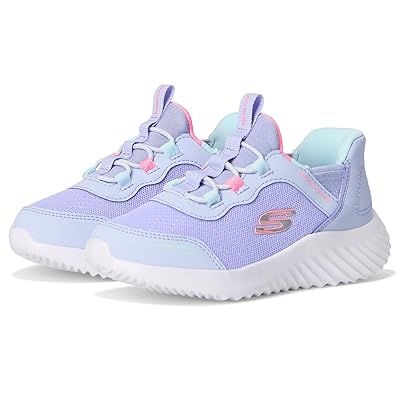 SKECHERS KIDS Skechers Hands Free Slip Ins, Bounder Simple Cute 303585N (Toddler) Girls Shoes Lavendar