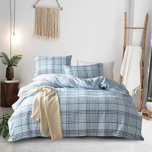 Set de funda de edredón Merryfeel 100% lino, lino, Full Queen