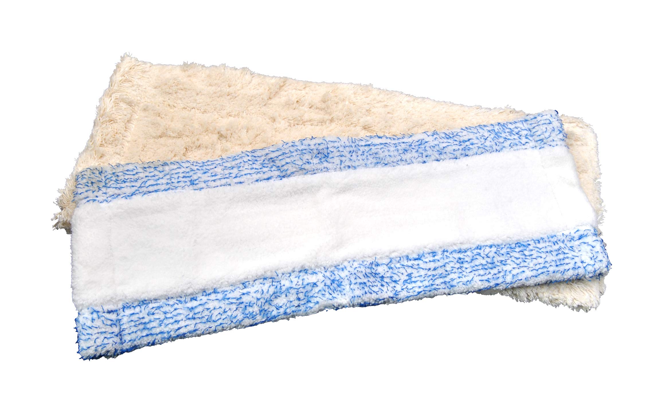 Ha-Ra Panno Per Pavimenti In Misto Cotone, Bianco, 42 Cm, Rivestimento Per Mocio, Lavabile, Assorbente E Delicato Per Parquet E Superfici Lisce, Prodotto In Germania