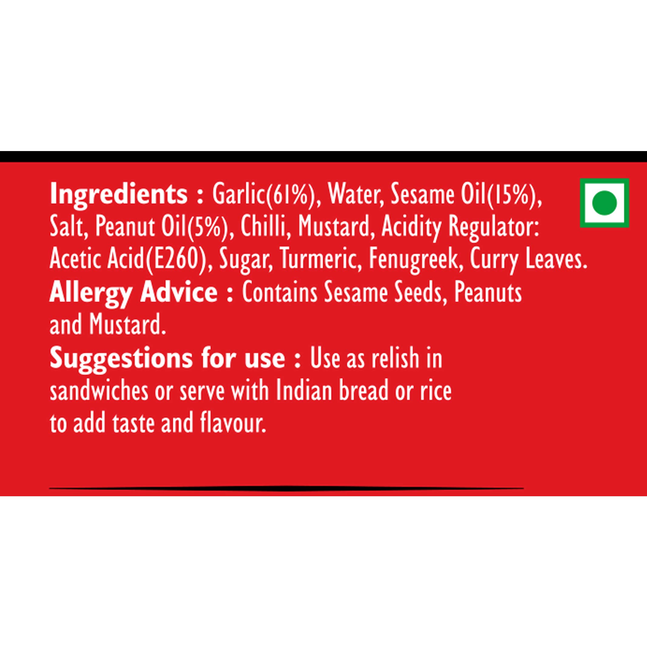Bolst's Garlic Achar | Authentic India Style Garlic Pickle | Traditional Indian Taste | Homemade Lahsun Achar | Tangy and Spicy | Fresh Garlic Cloves | Homemade Taste 100% Natural Ingredients | 280g 1