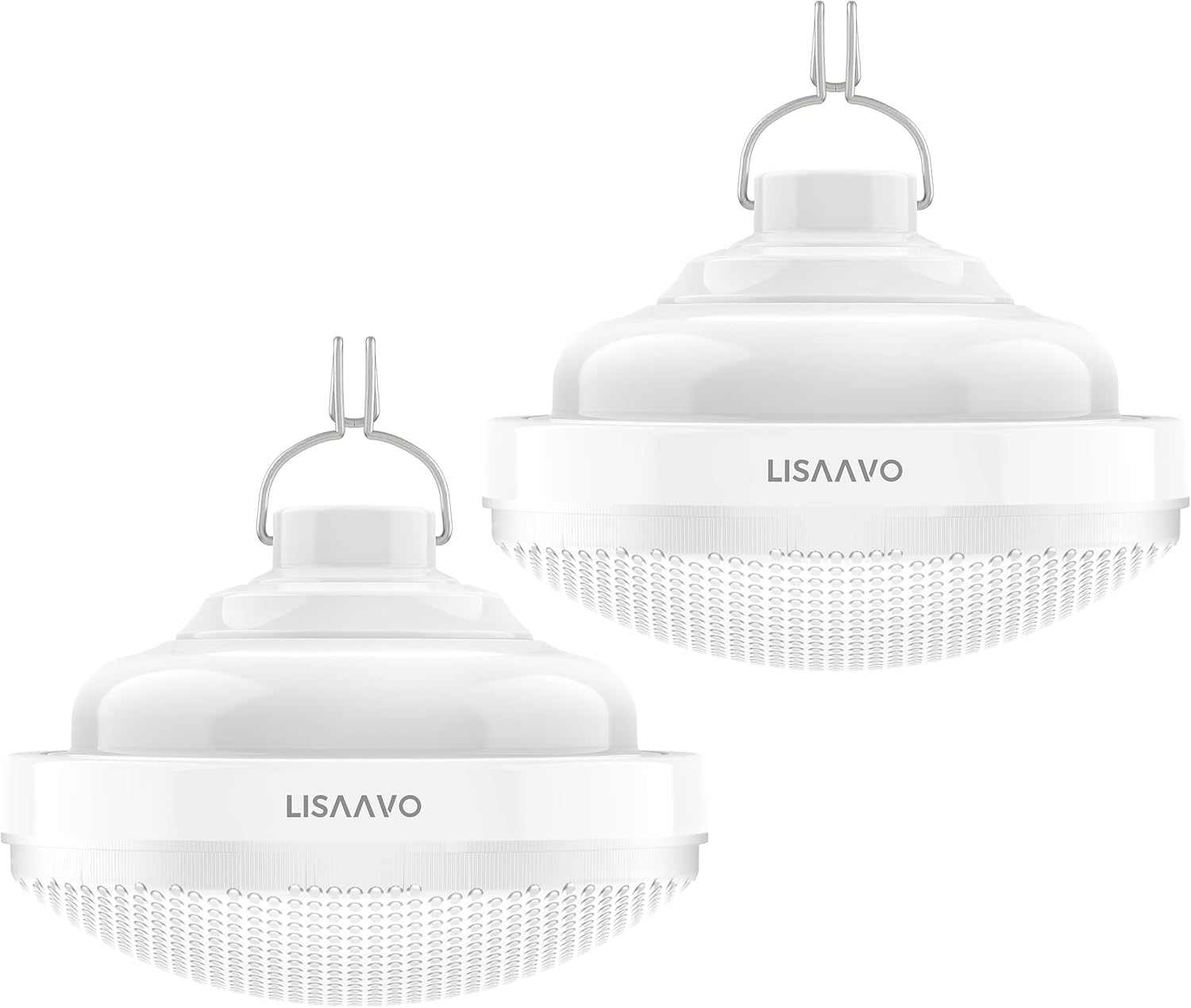 2PCS Tent Gentle Rechargeable 2400mAh LED Tenting Gentle,IPX5 Waterproof for Tenting,Outside,Energy Outage