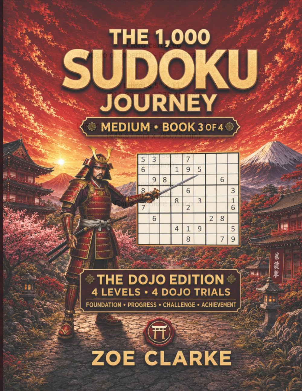 The 1,000 Sudoku Journey: 1,000 Medium Sudoku Puzzles: A Journey Through Four Levels of Steady Progress (The Sudoku Dojo Collection)