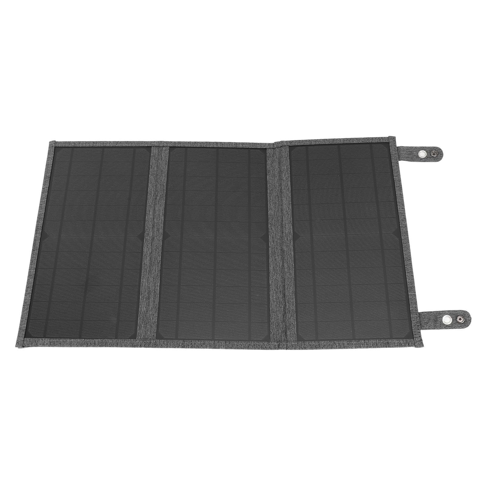Ładowarka do paneli słonecznych 30 W 18 V, szybkie ładowanie, kompaktowy, składany panel słoneczny do tabletu telefonu komórkowego (szara)