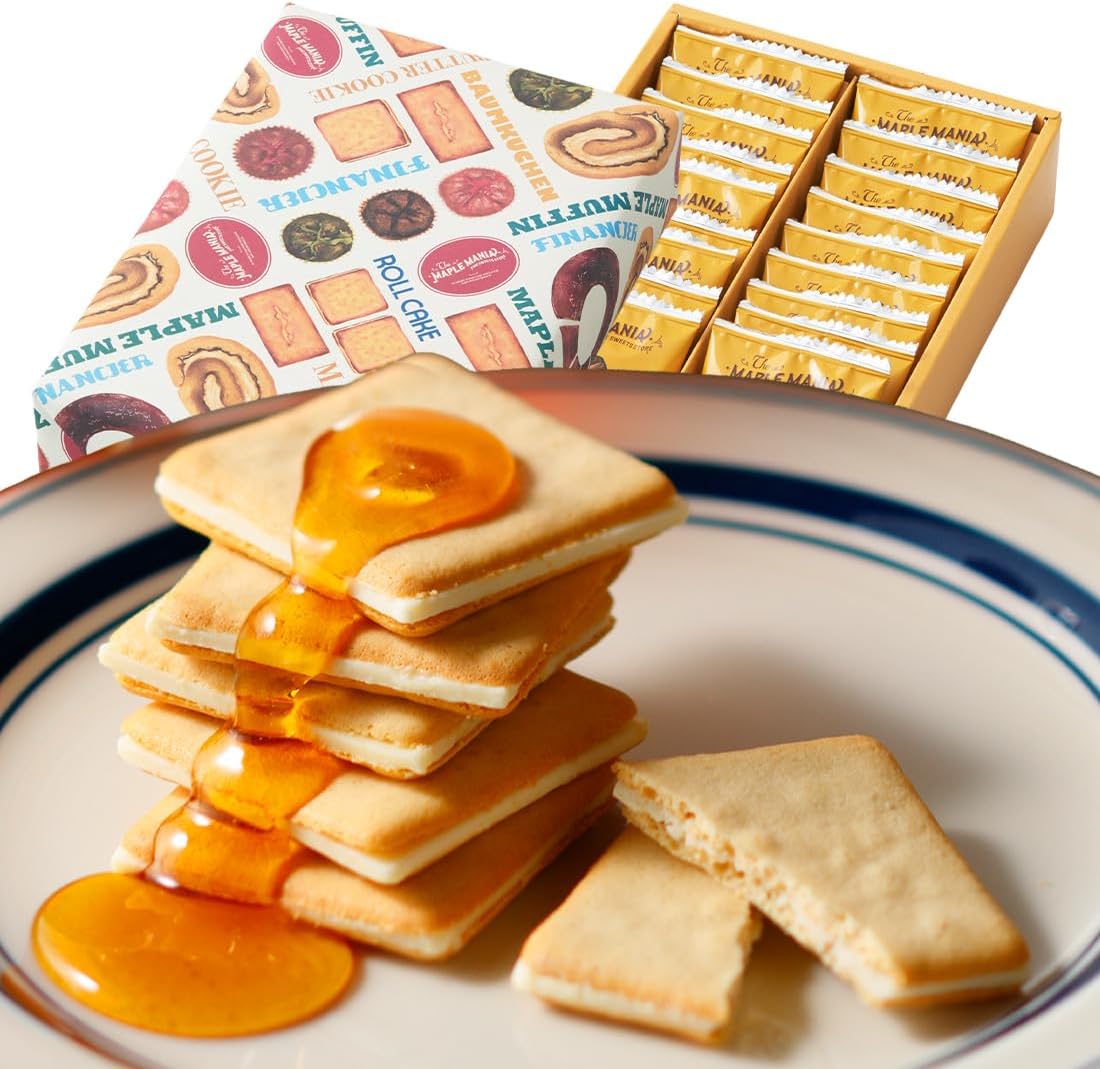 Maple Butter Cookies 18pieces -Japan Import-