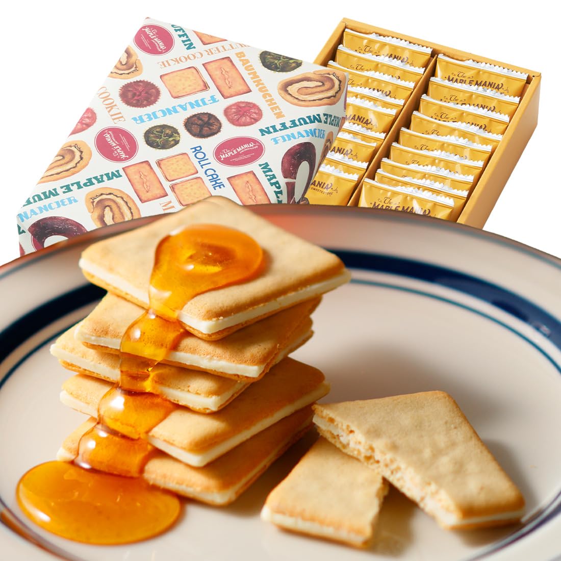 Maple Butter Cookies 18pieces -Japan Import-