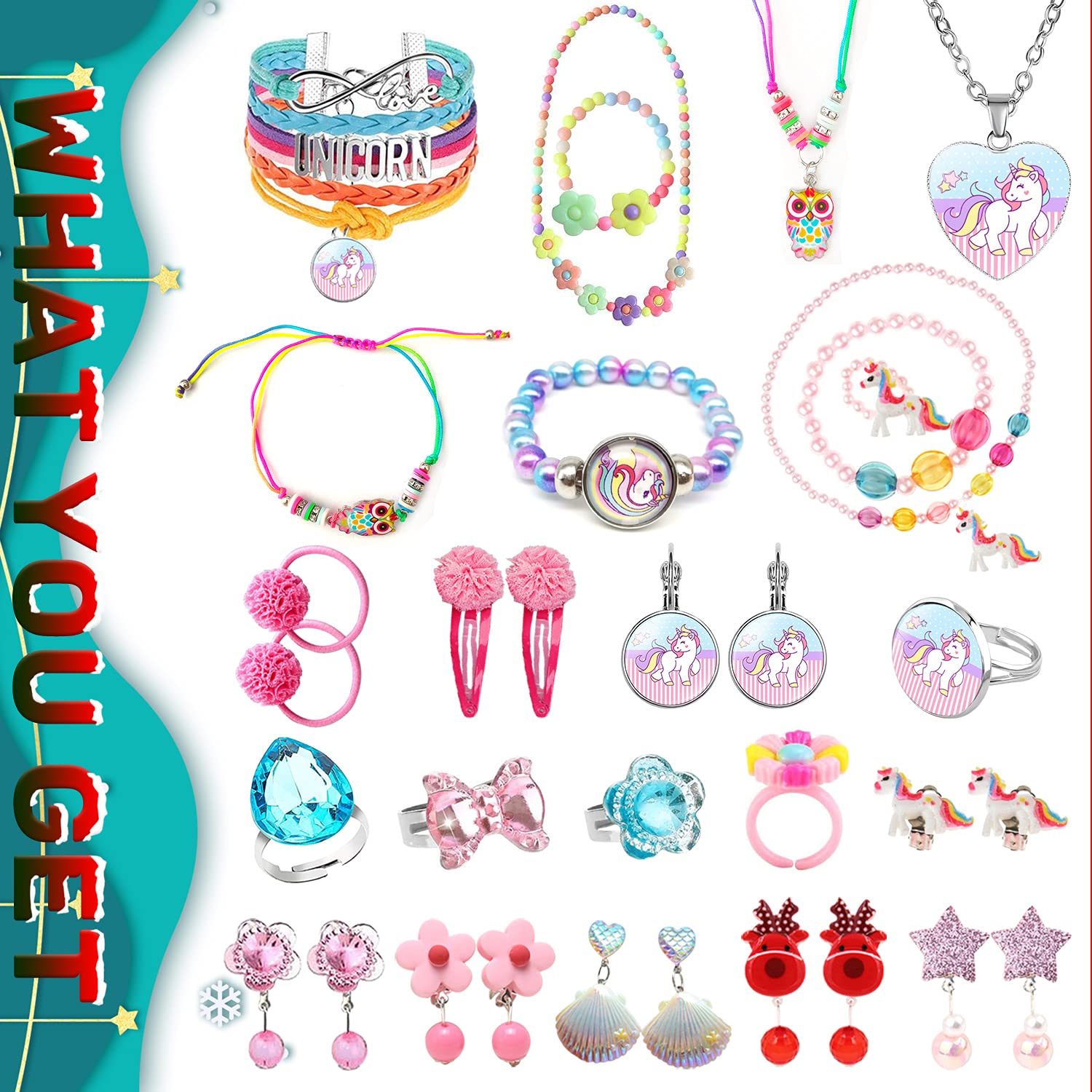 Calendrier De L'Avent Bijoux 2025 - 24 Surprises (Colliers, Bracelets, Boucles D'Oreilles) Pour Femme - 11