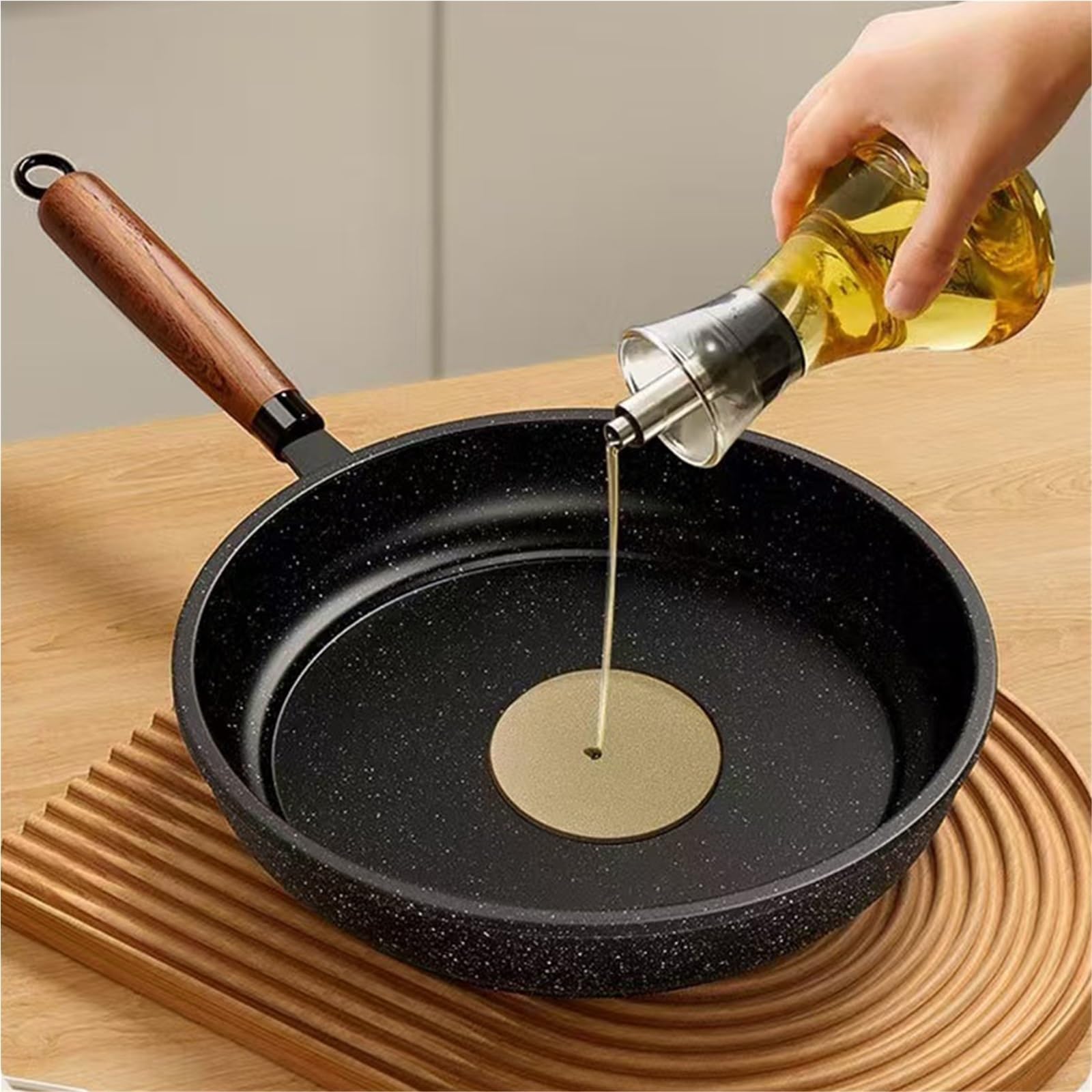 28X8.50cm Antihaft-Bratpfanne Bratpfanne Steak Pfannkuchenpfanne Haushalt Induktionsherd Gasherd Universalpfanne