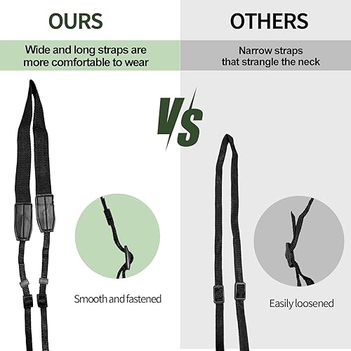 Miniatura 3 de Prismáticos compactos de 20 x 25 con correa para niños y adultos, nítidos, transparentes y con poca luz, mini prismáticos para observación de aves,