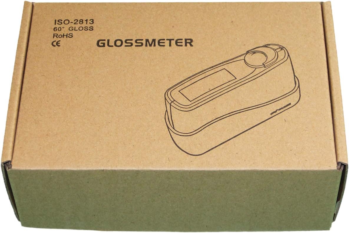 Mg6-f1￼, Glossmeter Gloss Meter, Glarimeter, 60 Deg. Digital Gloss Meter Glossmeter 0-199gu Paint Granite Woodware Surface Tester(0-～199.9gu)