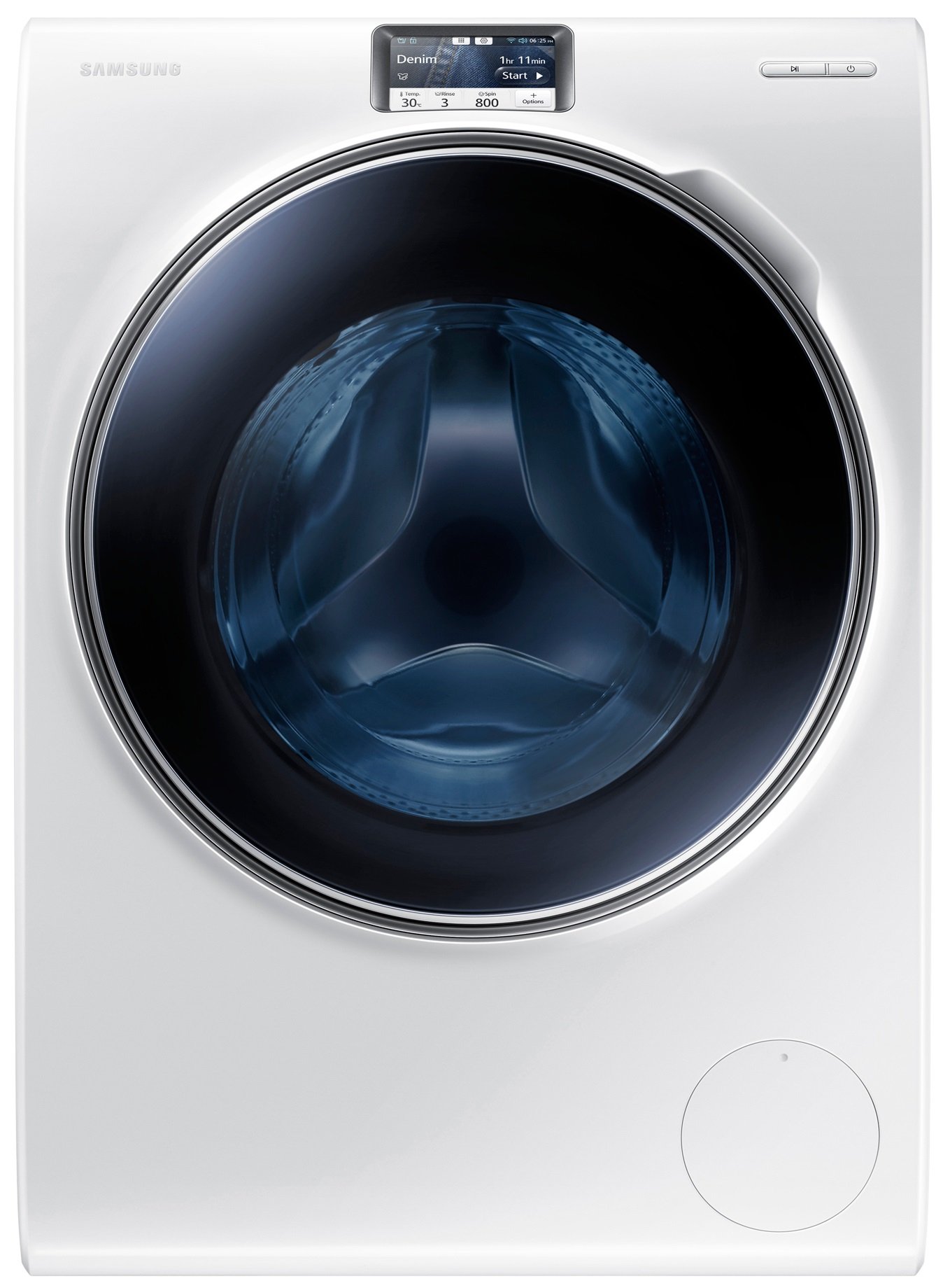 Samsung WW10H9400EW Autonome Frontladung 10kg 1400rpm A+++ Weiße Waschmaschine - Waschmaschinen (Autonome, Frontladung, Weiß, Links, LCD, Edelstahl)