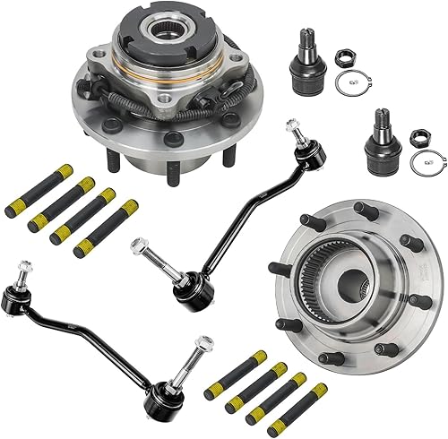 Miniatura 56 de Detroit Axle - Kit de cubos de rodamiento de rueda delantera de 6 piezas para Dodge Dart 2013-2016, Chrysler 200 2015-2017, 2 cojinetes de rueda