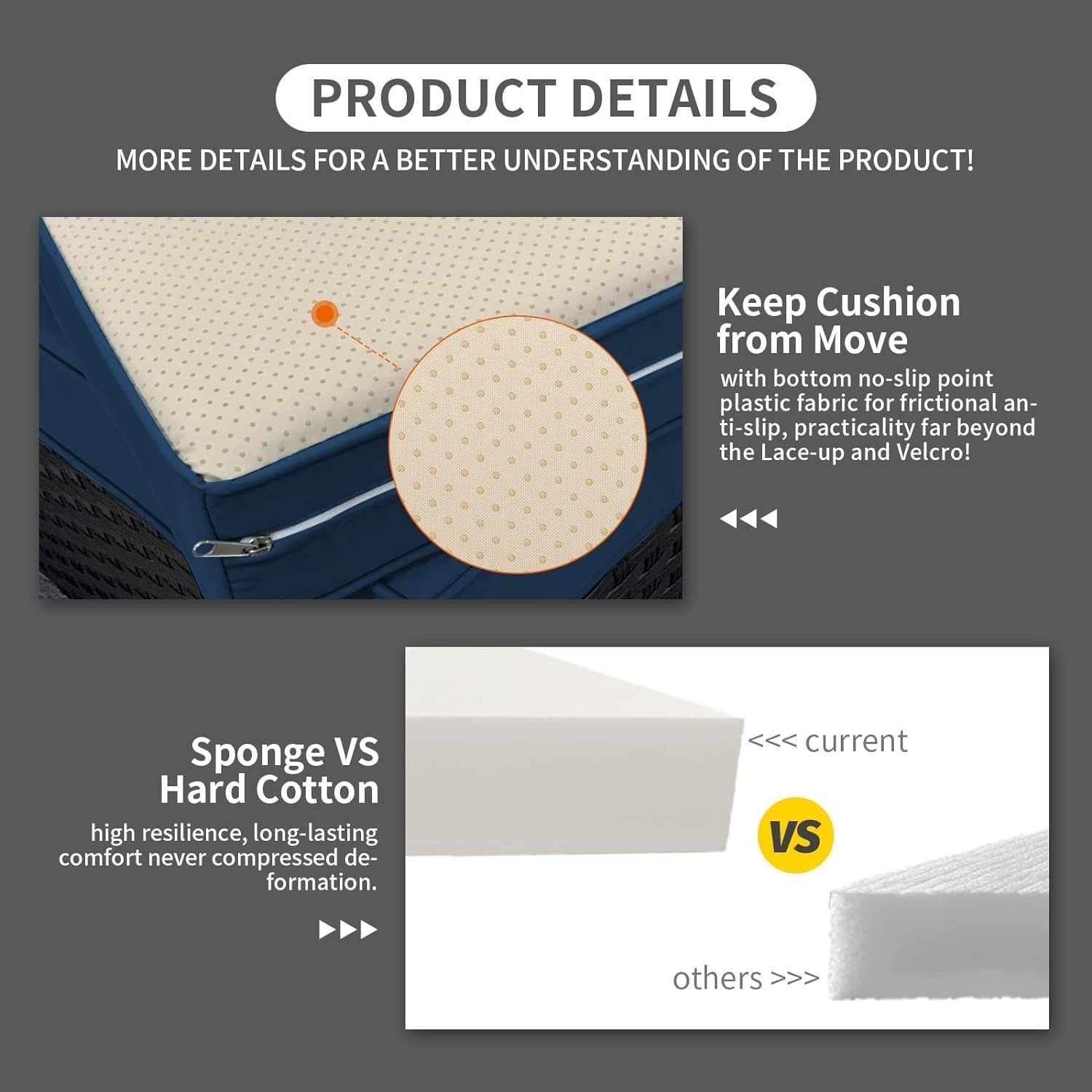 Balcony Furniture 9 Piece Patio Conversation Set, PE Wicker Rattan Outdoor Lounge Chairs with Gas Propane Fire Pit Table for Porch