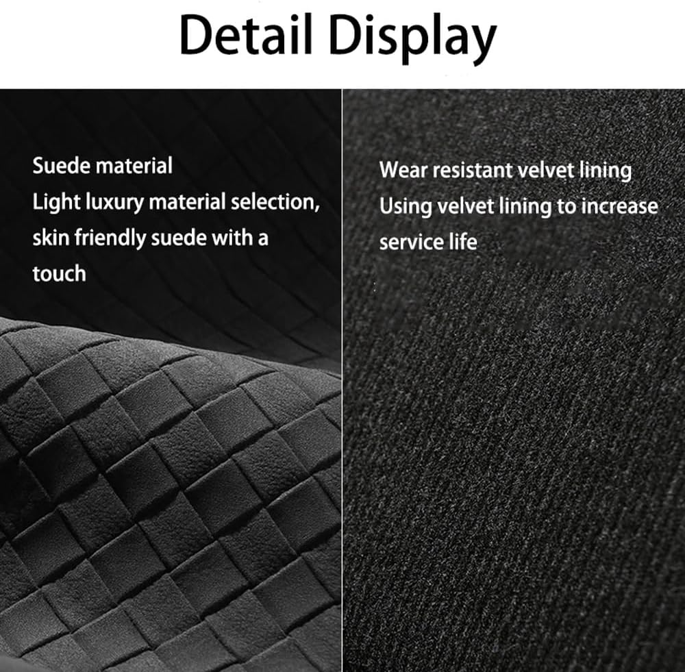 Car Trunk Organizer Suede Storage, Trunk Organizer for SUV Trunk Organizer and Storage, Multi-Compartment Adjustable Auto Grocery Home Storage Box(Blue)