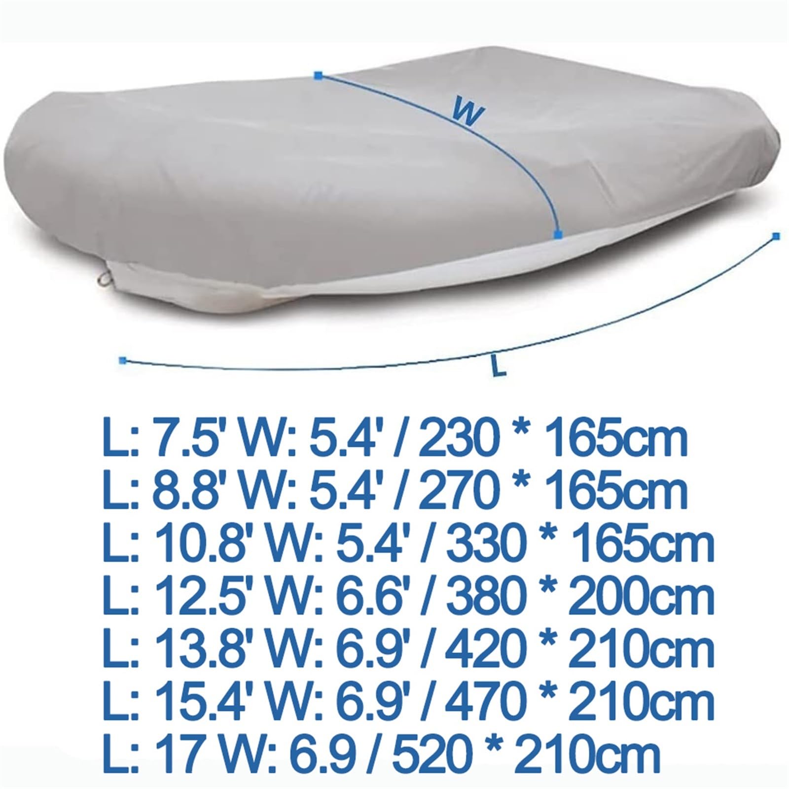 Taylor Made Products 70203 BoatGuard Trailerable Boat Cover - Fits 14'-16'