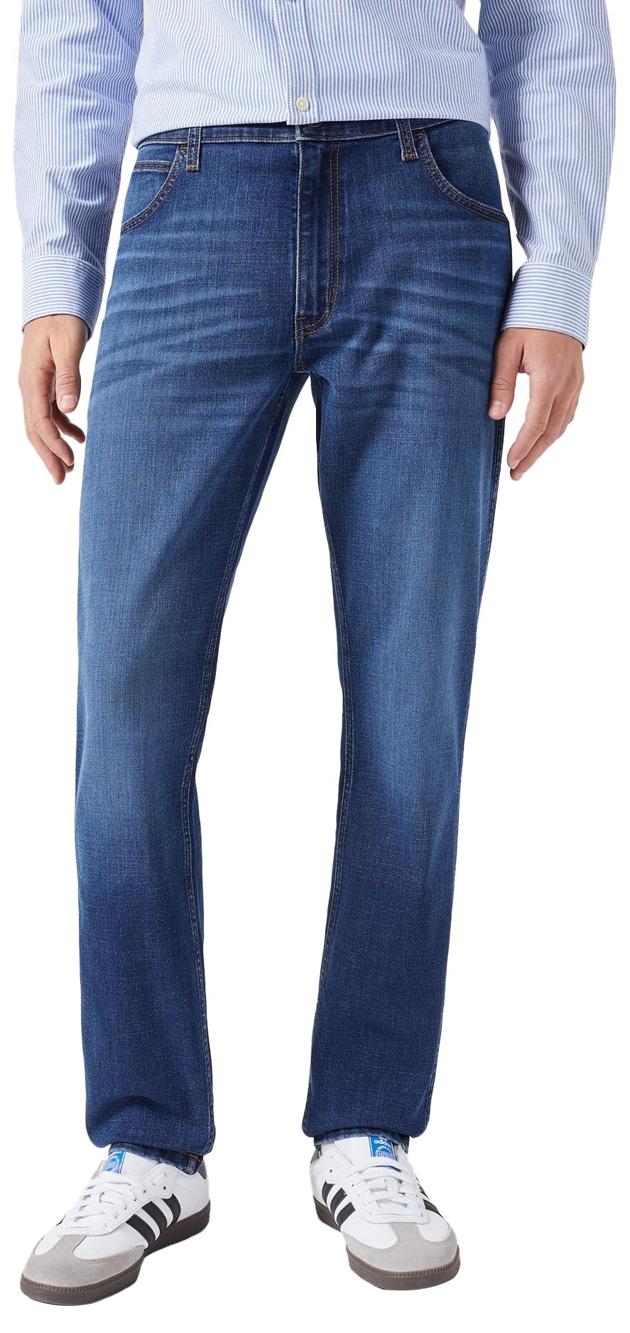 Wrangler Herren Jeans Action Comfort Athletic Fit, Regular Tapered Fit, Tapered Leg