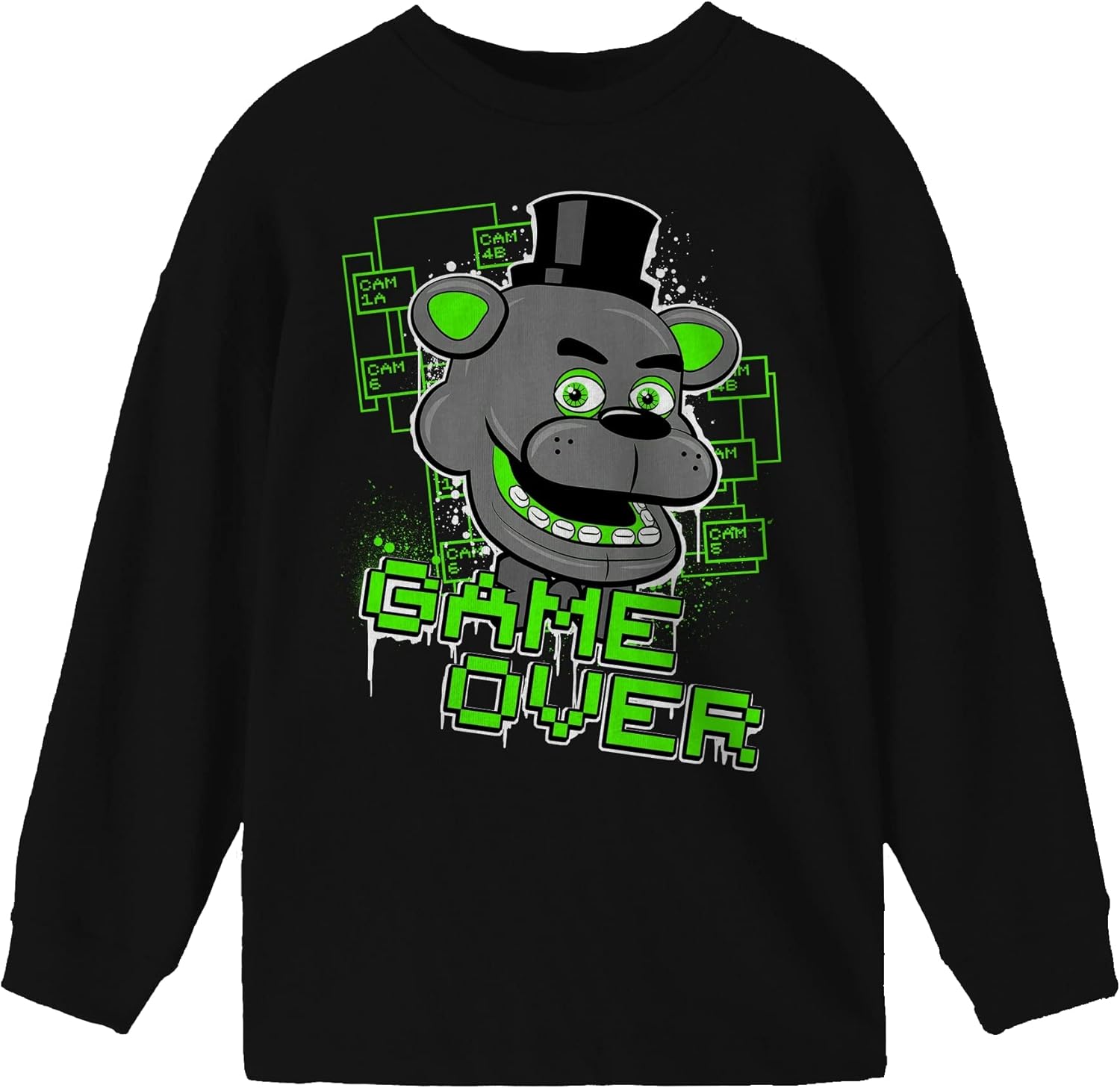 Five Nights at Freddy's I Survived Boy's 3-Pack Crew Neck Long Sleeve Tees - Image 2
