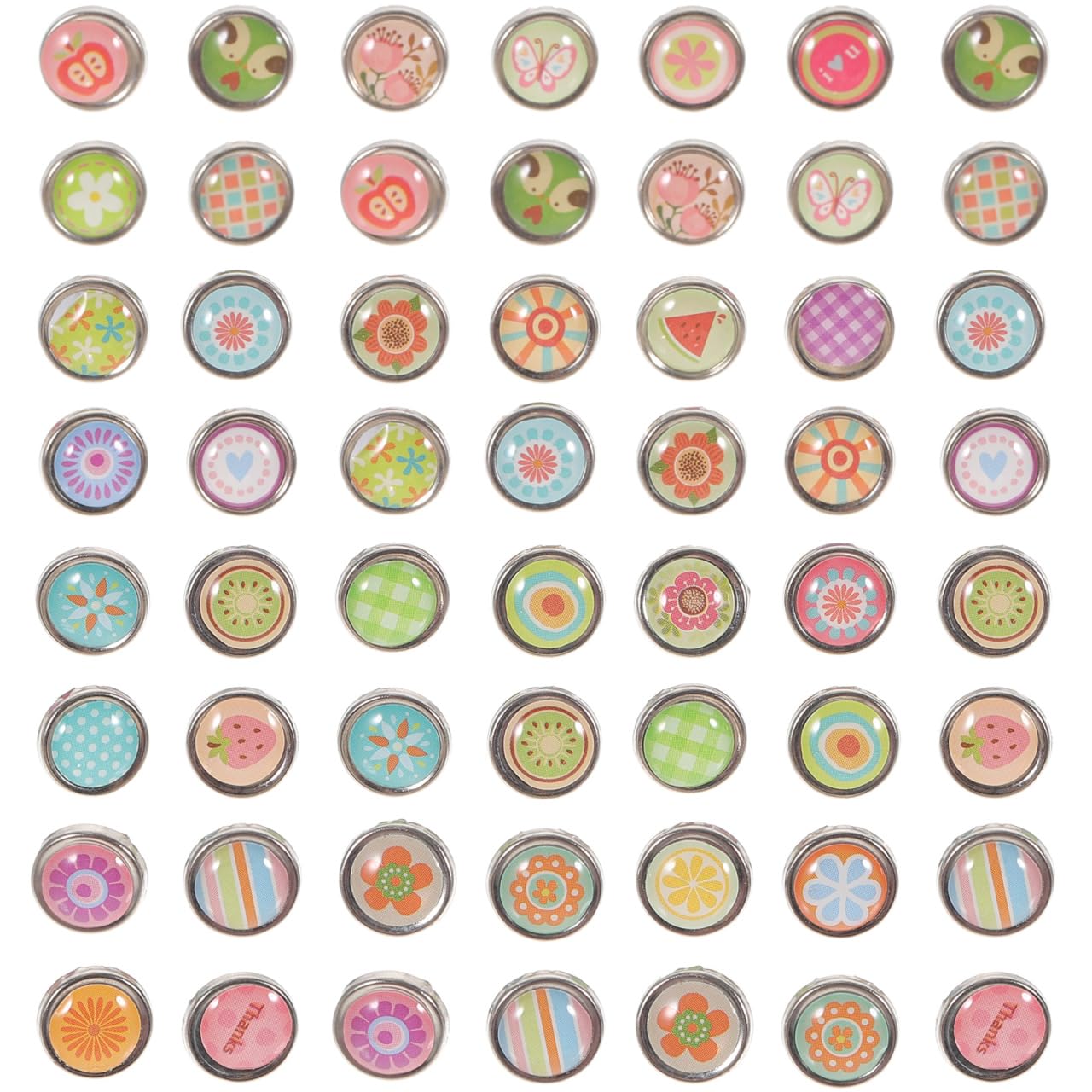 Amosfun Multicolor 100Pcs Mini Round Brads Pastel Colours For Scrapbooking Crafts Diy Paper Fasteners Pins 0.35 Inch Durable Metal Split Pins For Decorative Projects