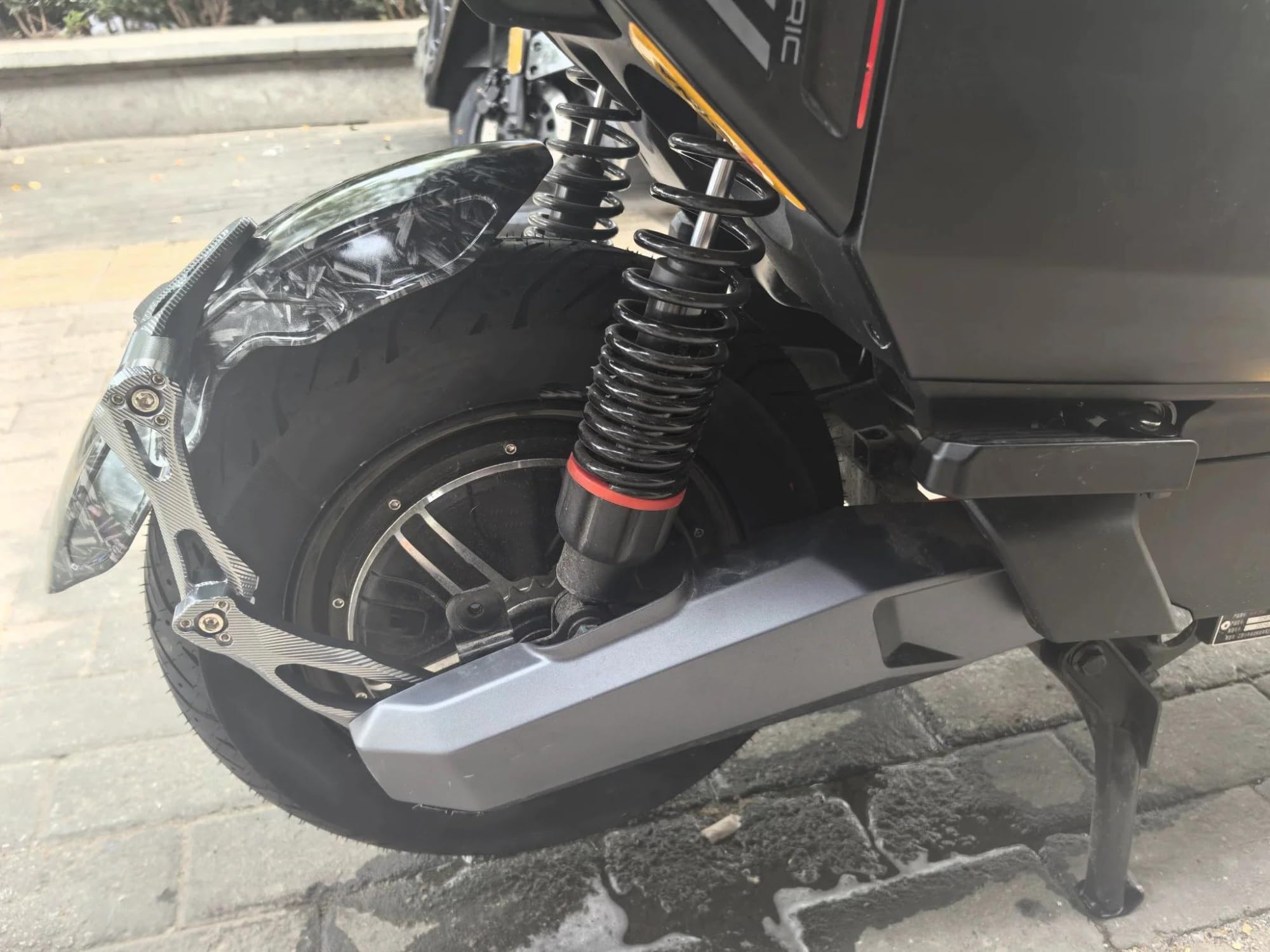 Parafanghi Moto Universale | Parafango Posteriore Per Moto Parafango In ABS Resistente Preforato Facile Da Imbullonare PIOGIGIMMN