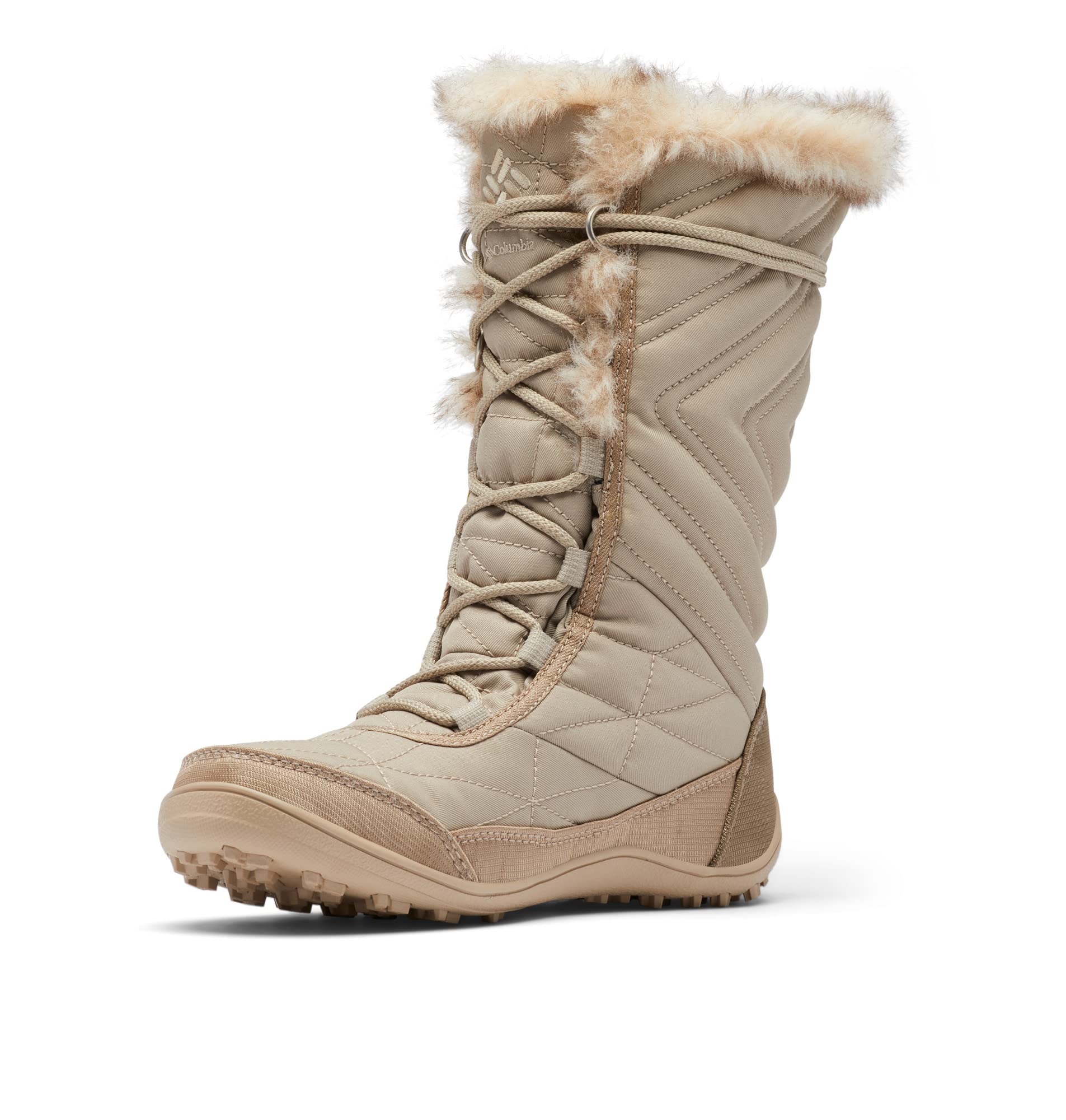Columbia MINX MID III, Botas de Nieve Mujer, Oxford Tan, Ancient Fossil, 36 EU