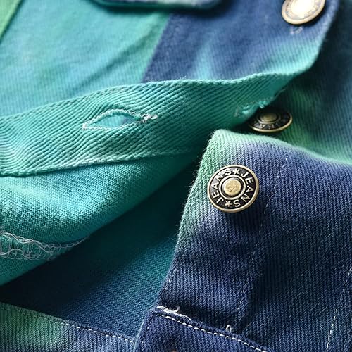 Miniatura 5 de Chaqueta de mezclilla de manga larga con botones para niños y niñas, abrigo de vaquero, abrigo básico con capucha casual