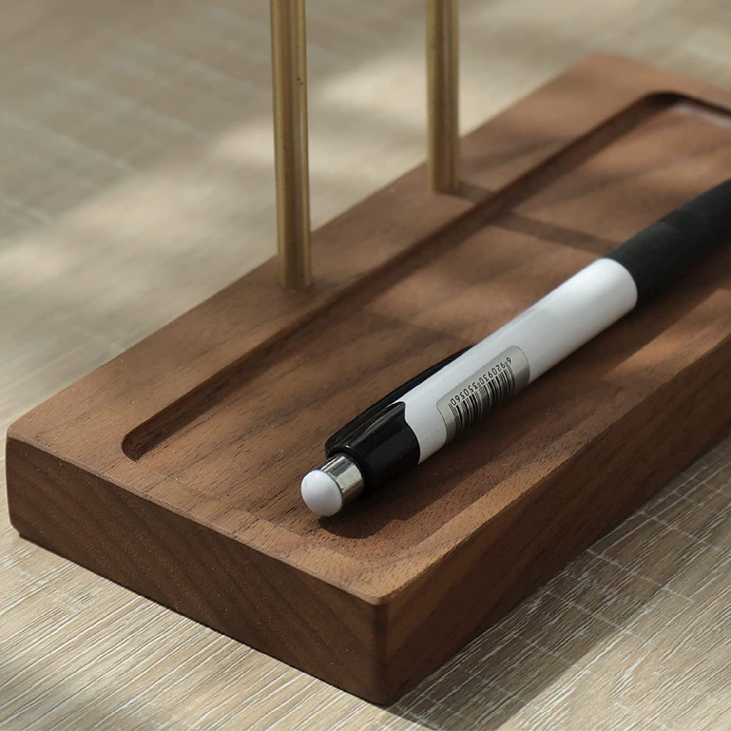 Gaming Accessori Supporto per Cuffie da Gioco in Legno di Noce E Ottone Supporto per Display per Cuffie da Gioco per La Maggior Parte delle Dimensioni delle Cuffie Stand Over-Ear da Gioco