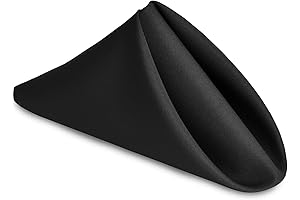 Hiasan Elegant Black Dinner Napkins: A Touch of Sophistication for Every Occasion