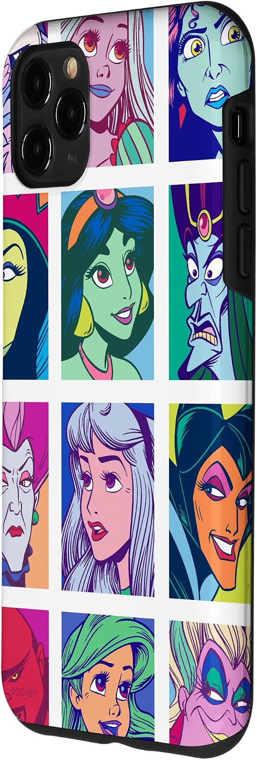 iPhone 11 Pro Max Disney Princesses and Villains Pop Art Print Case