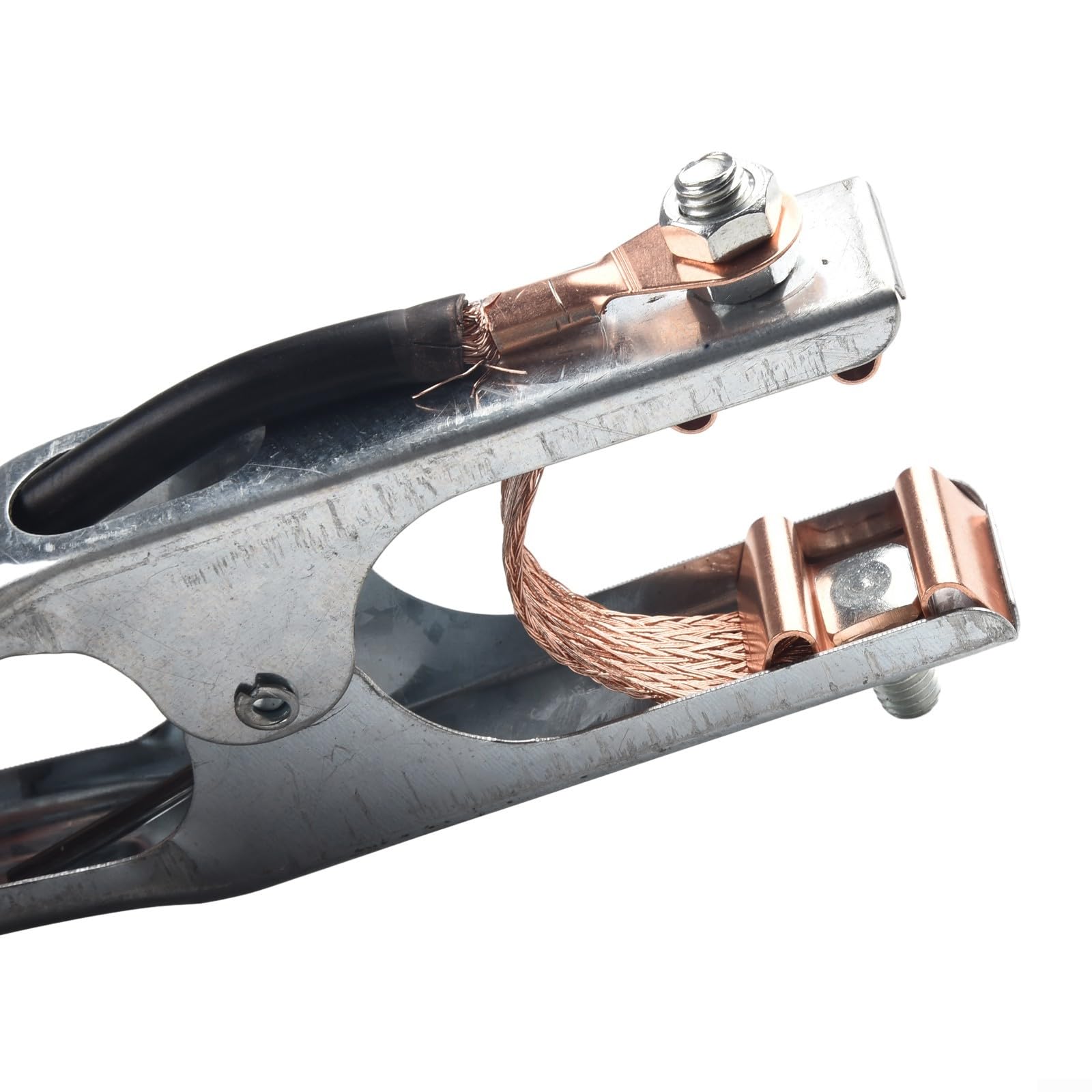 Cavo saldatore con manico ispessito, 300 A, per saldatrice ad arco MMA, design antiscivolo, rame + materiale ABS (3 m)