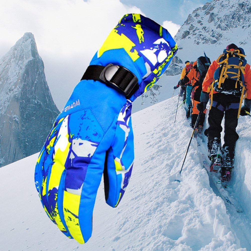 ELEOPTION Waterproof Windproof Winter Gloves Thinsulate Insulated for Women Men Sports Gloves Warm Snow Ski Glove for Riding Biking Climbing Cycling