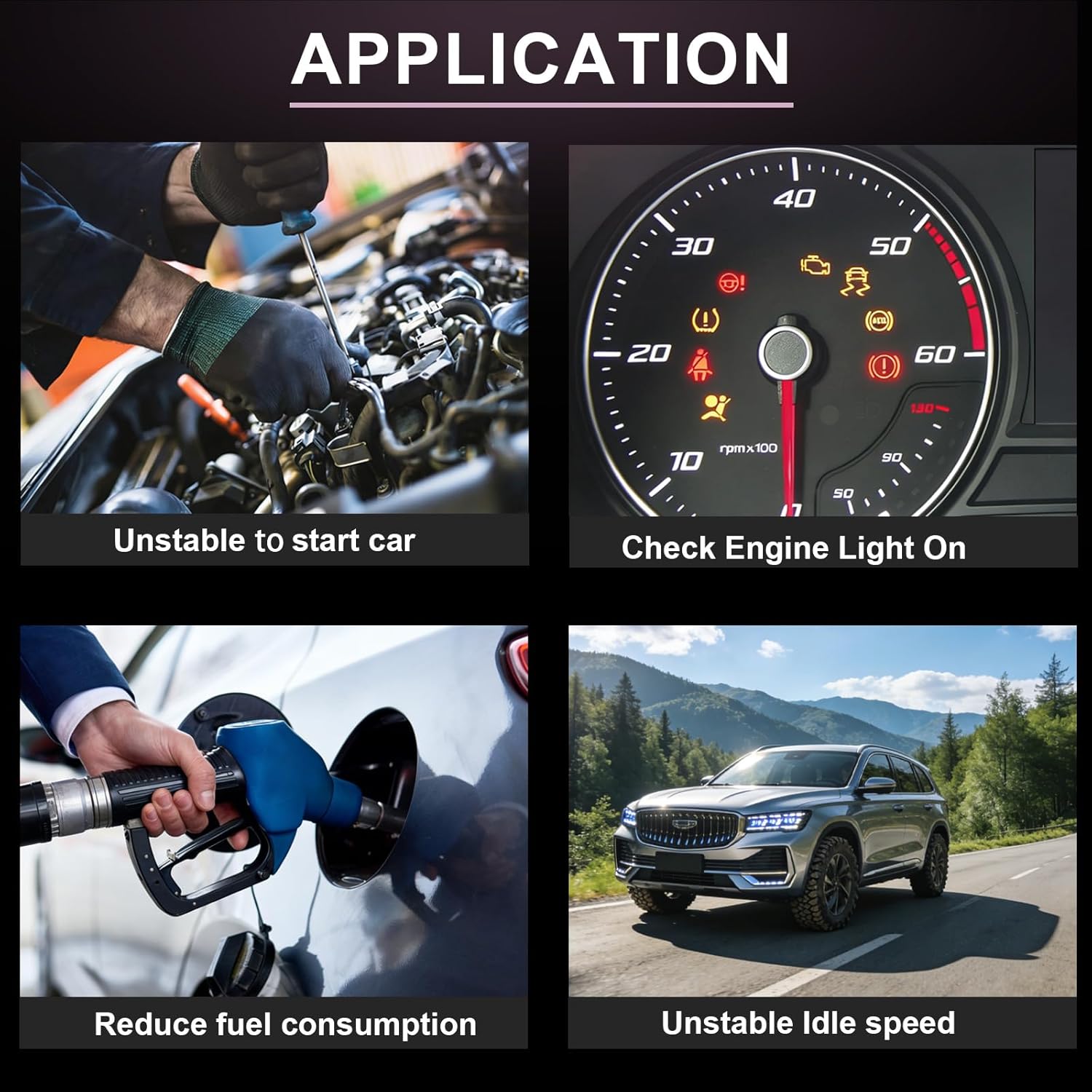 Mass Air Flow Sensor Meter MAF 226807S000 fit for Nissan 2002-2006 Altima 2.5L 2002-2006 Sentra 2.5L 2004-2006 Quest 3.5L 2004-2009 Quest 3.5L 2003-2007 Murano 3.5L