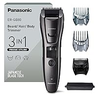 Panasonic ER-GB80-H503 Regolabarba, Tagliacapelli da Uomo