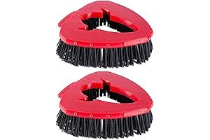 2 Pack Scrub Brush Head Replacement Compatible with O Cedar EasyWring Spin Mop System