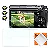K&F CONCEPT 3 Pack Camera Screen Protector Compatible with Ricoh GR III, 0.3mm 9H Hardness Tempered Glass Cover Anti-Scratch Bubble-Free & Hot Shoe Cover