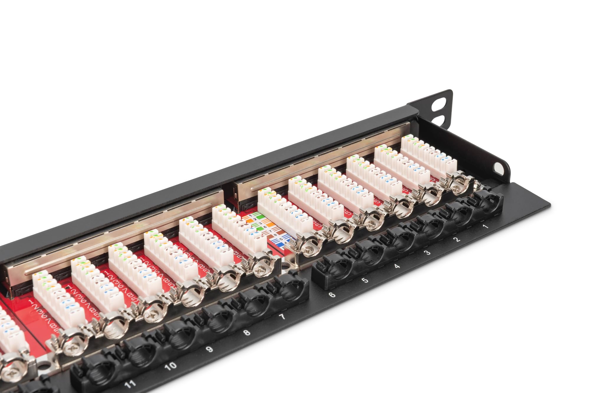 Digitus Patch Panel RJ-45 X 24 Schwarz RAL 9005 0.5U 48 – Bild 4