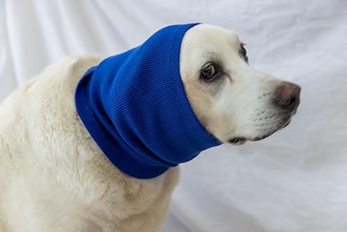 Vista 27 de Cat Head Cover Noise Protection When it Grooming Hematoma Ear Wrap for Cats Wine+Purple S