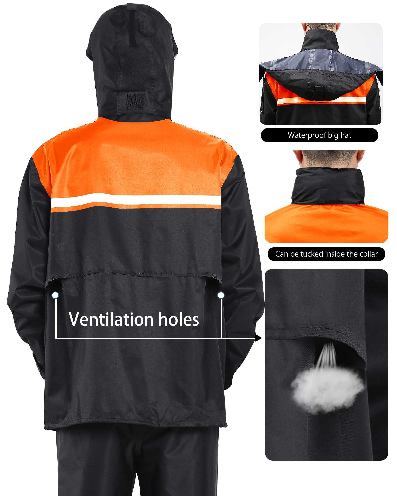 iCreek Chubasquero Impermeable Unisex adulto