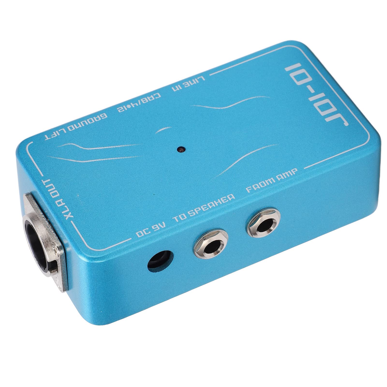 Pedale Effetto Chitarra Diretto Passivo DI Box con Funzione DI Simulazione Amplificatore per Musicisti Blue Metal 1 unità