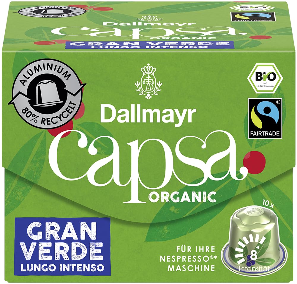 Dallmayr Capsa Gran Verde Lungo Intenso 10 Kapseln