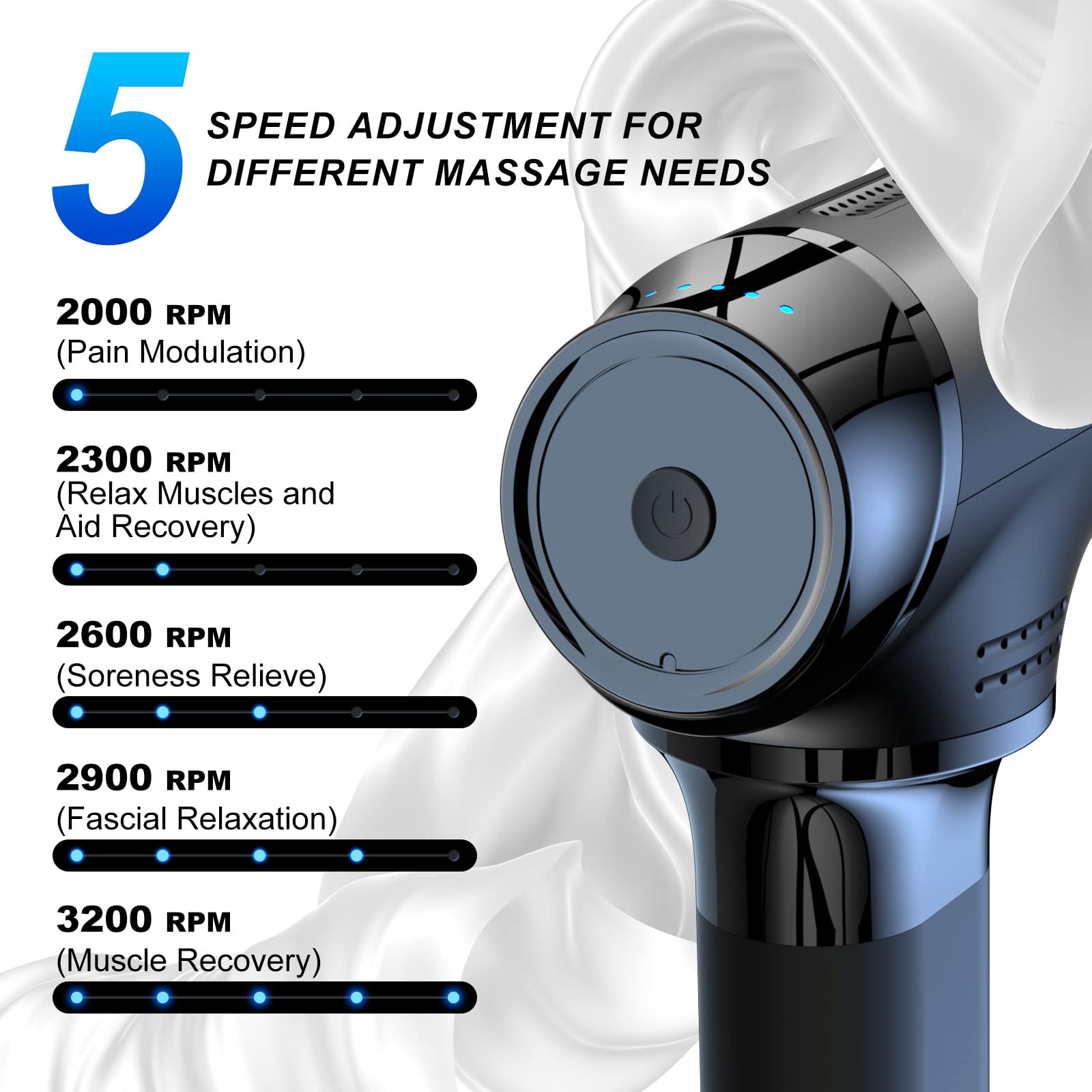 Buy Massage Gun, Bob and Brad T2 Massage Gun Deep Tissue, 4000 mAh