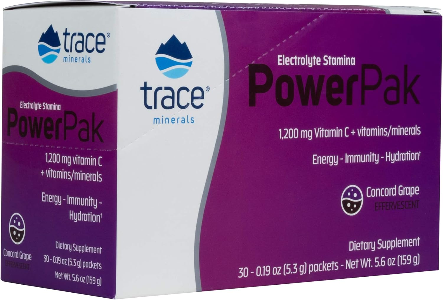 Trace Minerals Power Pak Electrolyte Powder Packets