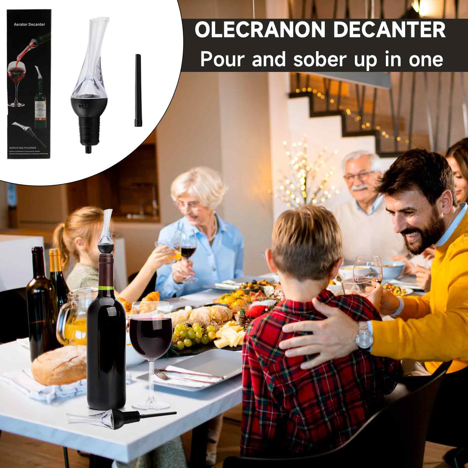 Set 2 Beccucci Versatore Per Vino Con Aeratore, Anti-Goccia, In Acrilico Senza BPA, Adatto A Tutte Le Bottiglie - 2