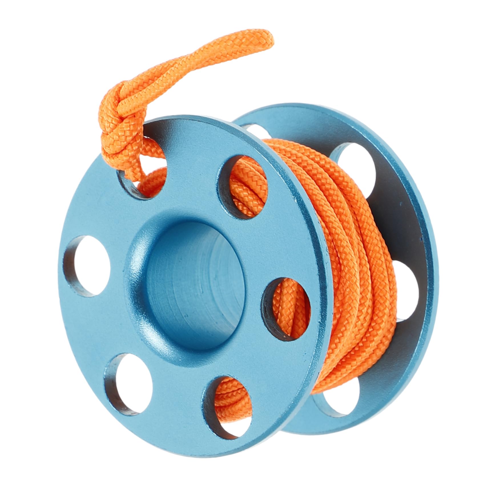 Mikikit Compact Glow the Dark Finger Spool Reel for Scuba Diving Portable Line Marking Tool for Underwater Adventures Marking and Line Securing