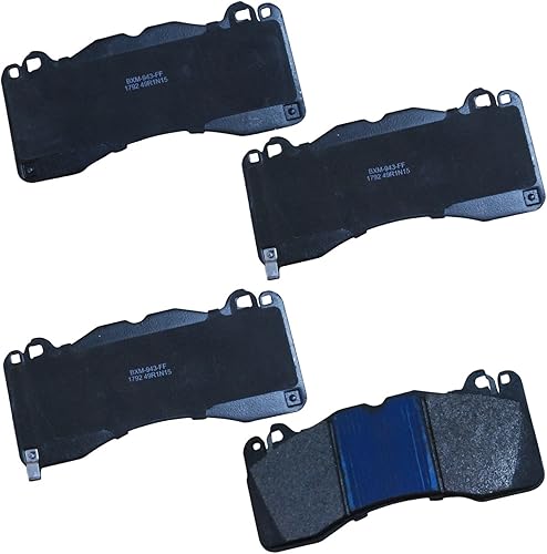 Vista 366 de Bendix Premium SBM8 - Pastillas de freno semimetálicas Premium para modelos seleccionados Buick Special, Camaro, Corvette, Phaeton, Olds F85, Vista