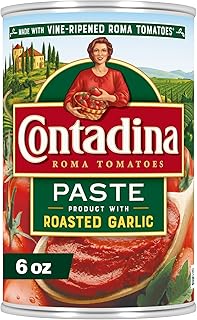 Contadina Tomato Paste with Roasted Garlic, 6 oz. Can, Red, (78742-07525)