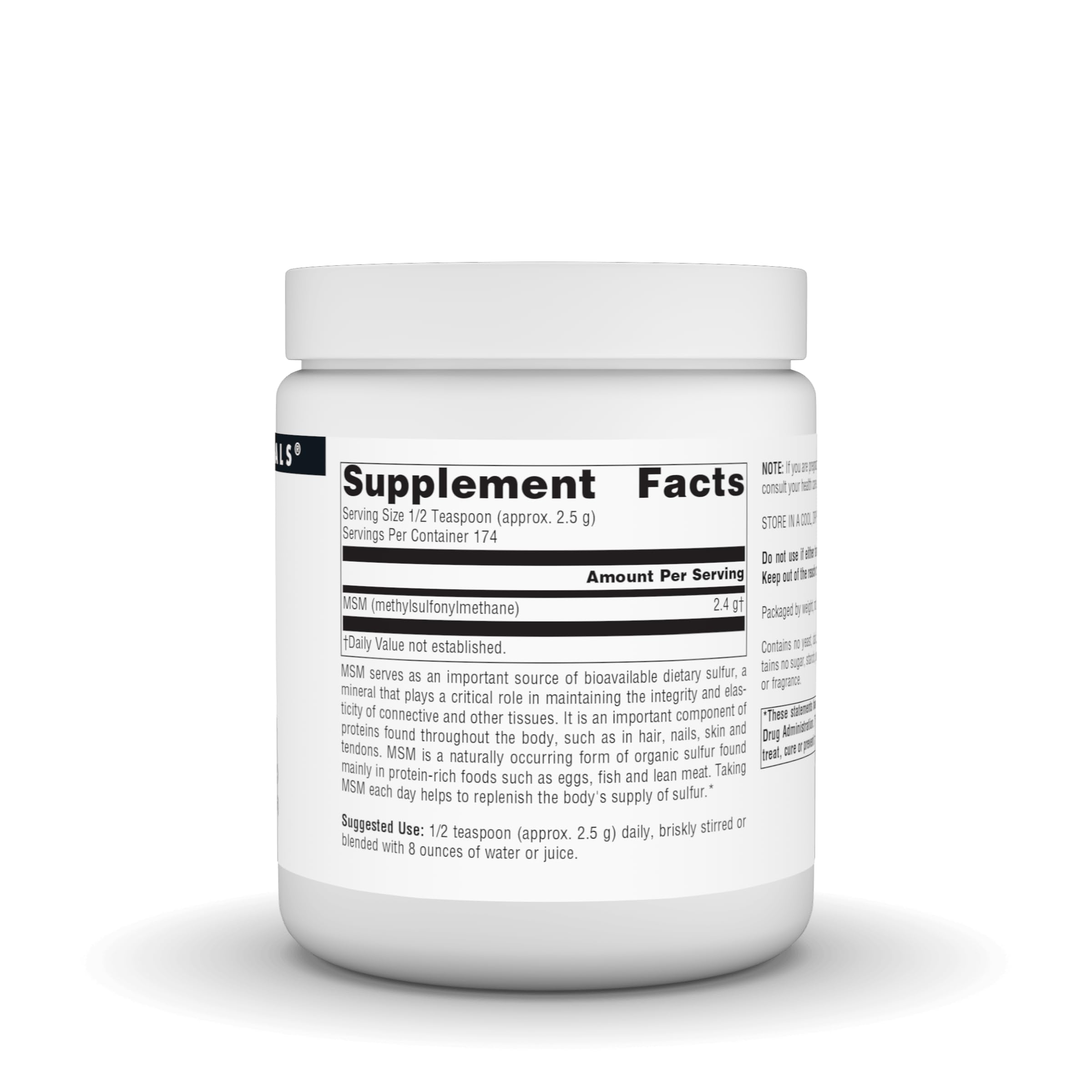 Source Naturals MSM, (Methylsulfonylmethane) - 16 Ounce Powder — Amazon image 3