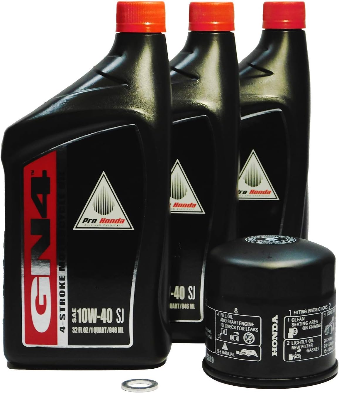 1983-1986 Honda Shadow 500 VT500 VT500C Ascot OEM Complete Oil Change Kit H11